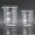 玻璃量杯带刻度耐高温可加热实验室透明玻璃烧杯25/50/100ml毫升 玻璃棒(直径6mm长15cm) 3根