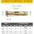 金固牢 KClj-28 锥帽型彩锌外六角膨胀螺丝 套管式金属螺栓 M8*70（20个）