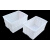 白色塑料周转箱加厚塑胶收纳储物箱长方形养鱼养龟箱带盖物料盒子 外350*265*120 白色