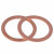 上陶鲸 紫铜垫片 船用表用密封圈铜圆形螺丝金属退火平垫圈 M8*16*1(10个) 