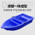 牛筋塑料船渔船加厚双层pe养殖钓鱼船塑胶冲锋舟观光双人塑胶船 2米冲锋舟 /蓝色