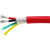 特软硅胶电缆2/3/4芯耐高温护套电源线0.3/0.5/1/1.5/2.5/4/6平方 4X6平方 1米 红