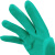 海斯迪克 丁腈手套 厨房防水防滑手套 工业劳保手套HKsq-593 33cm绿色5双 XL码 