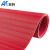 安科 绝缘胶垫30kV 10mm厚1米*5米/卷 红色条纹防滑 绝缘橡胶垫配电房