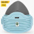 得力（deli）5套装 KN95硅胶防尘面具 防尘口罩工业粉尘头戴式装修木工电焊面罩 DL524003