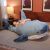 宜家鲨鱼抱枕宜家IKEA大鲨鱼抱枕靠枕公仔玩偶可爱娃 鲨鱼抱枕 60cm（卡通钥匙扣）