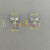 SEM凹槽钉形扫描电镜直径台FEIZEISS蔡司Tescan样品12.7 45/90度台12.7mmX6钉腿长适
