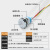 金属双色三色指示灯LED信号灯防水6/8/12/16/19/22MM电源24v220V 单色红 3-6V不分正负极6MM