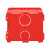 西门子开关插座 86型暗装底盒可拼装暗盒40只装 中国红 西门子中国红86型暗盒（40只套装）