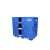 西斯贝尔 ACP80002安全柜89*90.5*54.4全塑无门吸强腐蚀化学品安全储存柜蓝色 1台装