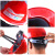 锐明凯厂家批发国标工地安全帽遮阳帽檐V型PE透气防护帽ABS防护帽可印字 红色 加厚V型