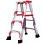标沐多功能家庭脚踏加厚家用折叠人字梯简易6步梯5步方便 常规款0.8米