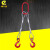 钢丝绳起重工具挂钩叉车行车吊装吊钩模具组合吊索具多款定制 两腿起吊3T