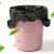 海斯迪克 黑色垃圾袋 一次性背心式塑料袋 大号手提式加厚40*60cm 100个/包 HK-369