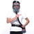 防毒面具全面罩喷漆甲醛农药可配电动风机双箭龙长管呼吸器防尘 单独10米导气管