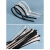 自锁式工业级尼龙扎带塑料束线带一次性捆绑卡扣标环保强力易拉工业品 5*400宽3.5毫米 长40厘米 黑色