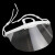 锐霆  透明防雾口罩 酒店餐饮口罩 卫生口罩 食堂饭店 厨师厨房 透明口罩（70个）/包