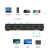 迈拓维矩（MT-viki）HDMI切换分配器四进二出高清HDMI画面4进2出切屏器带红外遥控 MT-HD4-2