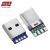 TYPE-C公头母头测试板DIY USB3.1带PCB板母座连接器四个焊点插头 USB-A公+C公配套 10套