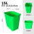适用于 船用大号 工业大号垃圾桶塑料240升垃圾桶分类室外120商用 50L料带盖(无轮)默认绿