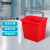 安赛瑞 保洁分色水桶 清洁车桶塑料桶分装桶 红色6L 7A00960