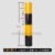 自贴反光膜标志电线杆铝基警示贴超强EGP红白黄黑自粘贴交通安全 2黄2黑80cm宽10米