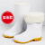 高筒加棉EVA泡沫雨靴冬季男女防水鞋防滑保暖水靴厨房耐油靴 高度30cm左右：白色(牛筋底-加绒款) 44