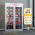 康迪普 304不锈钢消防柜消防站消防器材放置柜消防工具柜灭火器柜展示柜（1800*1200*400）