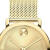 摩凡陀（Movado）23新款轻奢简约男士手表 BOLD Evolution 2.0 金色不锈钢商务腕表 Gold