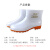 风一顺(FENGYISHUN) 耐油耐酸碱卫生雨靴 506 矮筒 高16cm 白色 42码 1双