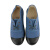 双安 新型耐油鞋蓝色 注塑包头棉布防滑耐磨工地工作劳保防护鞋 布面橡胶耐油鞋 35
