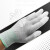 定制适用防手套碳纤维涂指手套涂掌防滑pu涂层防滑耐磨女电子厂 碳纤维涂指 S（10付）