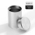 铝合金茶叶罐旅行便携密封罐金属小号随身创意茶叶包装盒小号茶罐 钛金银55*92mm