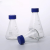 玻璃透明螺纹口丝口蓝盖试剂瓶锥形瓶子密封带刻度化学实验室取样 蓝盖锥形瓶1000ml