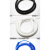 国标2芯3芯弹簧电源线0.5平方伸缩电线 螺旋电缆线10米-15米 黑2芯0.75平方 10米