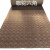 七彩阁 防滑满铺地垫商用楼梯走廊整铺条纹地毯 1.5米宽 单位：米 咖驼六角提花（约5毫米）