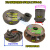 污水泵50WQ-1.5KW 潜泥浆泵叶轮蜗壳无堵塞泵头底座1.1KW 配件 叶轮15-105 6叶 多数用15孔的