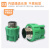 金佩奇 绿色PPR外丝直接 ppr水管配件阀门开关管件 (6分)DN25*1/2F(外径) 一个价 冷热水管管件