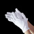 白手套棉礼仪薄款文玩盘珠布工作男女干活劳保耐磨开车夏季汗布 黑色高质量棉手套（12双） M
