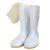 白色棉雨鞋加绒加厚耐油防滑雨靴耐酸碱专用防水保暖加棉水鞋 中筒棉雨鞋 37