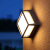 灯典（DENG DIAN）现代简约方形LED防水壁灯室外阳台墙灯庭院花园露台灯过道楼梯灯照明灯3328 9w 3000K IP54