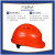 代尔塔 102012 安全帽工地工程建筑施工通风透气防砸 红色 1顶JDF