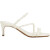 卡尔文·克莱恩（Calvin Klein）Ileyia 女式仿皮小猫头滑跟凉鞋 white US 9(中国 41)