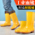 高筒白色水鞋厂防尘鞋长筒厨房黄色胶鞋牛津底防滑防水鞋雨靴 3516短筒白色（加棉套） 36