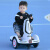 杰纳森新款网红儿童电动车宝宝遥控漂移车可坐小孩玩具车婴幼充电平衡车 遥控款白色+双驱+大电+蓝牙音乐 万向轮360度旋转+灯光音乐