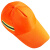 高亮反光帽环卫帽路政交通帽物业绿化保洁施工帽劳保帽环卫工人帽 环卫帽：（盆帽-橘色）