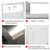 德力西电气 弱电箱 多媒体光纤箱 大箱 400x300 乳白面板 8口路由套装 布线暗装电箱