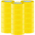 中部工品 透明封箱胶带黄色宽胶纸大卷 宽45mm厚22mm长140米   单位：卷