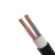 郑网 YJV22铜芯钢带电力电缆单多芯阻燃 国标3*25+1*16  20米