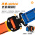 SHANDUAO五点式安全带高空作业新国标AD9021双小钩1.8米+缓冲包